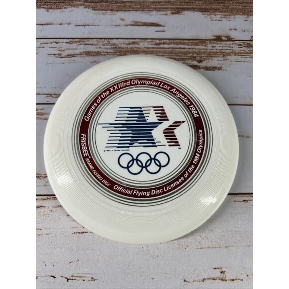 1984 Frisbee Olympics Los Angeles Games Of XXIIIrd Flying Disc Frisbee - Picture 1 of 3